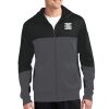 Adult Fleece Colorblock Jacket Thumbnail